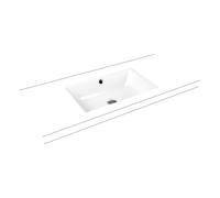 Kaldewei Puro lavabo 60x38.5 cm rectangular bajo encimera blanco brillante 901006003001