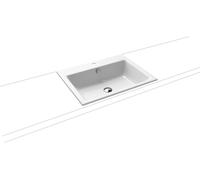 Kaldewei Puro lavabo 60x46 cm rectangular empotrado blanco 900106013711