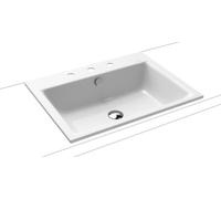 Kaldewei Puro lavabo 60x46 cm rectangular empotrado blanco brillante 900106033001