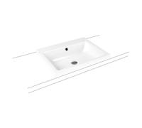 Kaldewei Puro lavabo 60x46 cm rectangular sobre encimera blanco brillante 900406013001