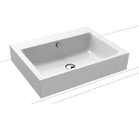 Kaldewei Puro lavabo 60x46 cm rectangular sobre encimera blanco brillante 900706003001