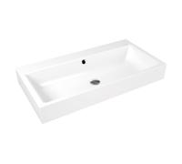 Kaldewei Puro lavabo 90x46 cm rectangular clásico blanco brillante 901506013001