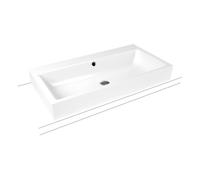 Kaldewei Puro lavabo 90x46 cm rectangular sobre encimera blanco brillante 900806013001