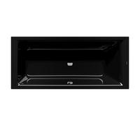 Kaldewei Puro Next COMBI bañeras rectangulares con zona de ducha a la izquierda, modelo 1435, 170x80cm, 143523000701, Color: Negro