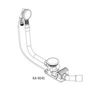 Kaldewei sifón para bañera blanco 687772100001