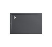 Kaldewei SUPERPLAN 1844-5, Platos de ducha con soporte extraplano, 80x150cm, 384447982666, Color: Cool Grey 80 con Secure Plus