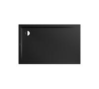 Kaldewei SUPERPLAN 1844-5, Platos de ducha con soporte extraplano, 80x150cm, 384447982676, Color: Negro mate 100 con Secure Plus