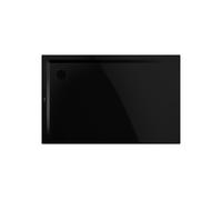 KALDEWEI SUPERPLAN 1849-2, Platos de ducha con soporte de plato, 90x100cm, 384948043701, Color: Negro con efecto perla