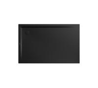 Kaldewei SUPERPLAN 1861-2, Platos de ducha con soporte de plato, 100x150cm, 386148042676, Color: Negro mate 100 con Secure Plus