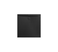 Kaldewei SUPERPLAN ZERO 1592-5, Platos de ducha con soporte extraplano, 150x150cm, 359247980676, Color: Negro Mate