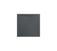 Kaldewei SUPERPLAN ZERO 1592-5, Platos de ducha con soporte extraplano, 150x150cm, 359247982674, Color: Gris cÃ¡lido 85 con Secure Plus