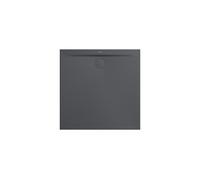 Kaldewei SUPERPLAN ZERO 1592-5, Platos de ducha con soporte extraplano, 150x150cm, 359247983666, Color: Gris frÃo 80 con efecto perla