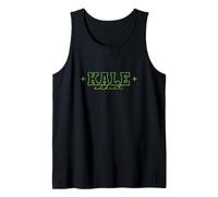 Kale Addict Leaf Power Lema Camiseta sin Mangas