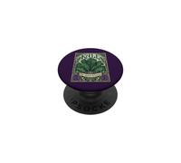 Kale Queen of Greens Elegante Vintage Botánico PopSockets PopGrip Adhesivo
