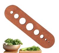 Kale Stripper - Wooden Kitchen Gadget Stem Remover | Multiple Hole Sizes Eco-Friendly Design Easy Grip Tool for Apartment Restaurant Home Kitchen Dish Garnishing Holiday Meal Preparation