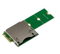 KALEA-INFORMATIQUE Adaptador CF Express CFe Tipo B a Puerto SSD M.2 M Key, ángulo de 90°, Longitud de la Tarjeta Ajustable, Interfaz PCIe NVMe