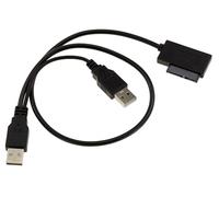 KALEA-INFORMATIQUE Adaptador conversor MINISATA a USB 2.0, Permite Utilizar un Disco Duro SATA Delgado o una Unidad de grabación en un Puerto USB