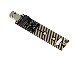 KALEA-INFORMATIQUE Adaptador dongle USB 3.1 10G para SSD M.2 M2 NGFF NVMe B+M o M Key con chipset JMicron JMS583