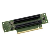 Kalea-Informatique Adaptador duplicador Riser PCIe Gen 5.0 x16 a 2 Puertos x16 a 90° Velocidad de 64 GB/s