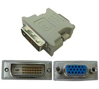 Kalea-INFORMATIQUE Adaptador DVI Macho (DVI-D 24+1) a VGA Hembra (Sub 15) SÓLO para VGA Digital - NO Compatible con VGA ANALÓGICA