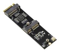 KALEA-INFORMATIQUE Adaptador M2 2280 para SSD y Tarjeta WiFi Bluetooth 2230 | Permite conectar un SSD M Key 2230 y una tarjeta de red M.2 E A Key WiFi y Bluetooth en un único puerto M.2 M Key 2280