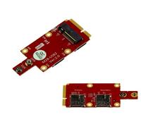 KALEA-INFORMATIQUE Adaptador M2 B Key miniPCIe para Módulo GPS M.2 NGFF 3G 4G 5G LTE en Puerto mPCIe, con Dos Ranuras Nano SIM.