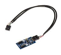 KALEA-INFORMATIQUE Adaptador USB Interno 2.0 9 Pines Doble Puerto.