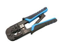 KALEA-INFORMATIQUE Alicate para prensar enchufes RJ45 / 8P8C - RJ12 / 6P6C - RJ11 / 6P4C - Con gradilla