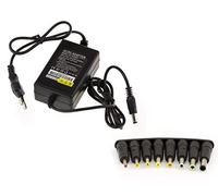 KALEA-INFORMATIQUE Alimentación de Red de 220 V a 12 V CC 2 A suministrada con 8 Tapas adaptables