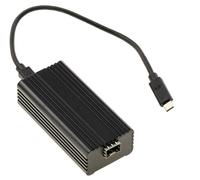Kalea-Informatique - Cable adaptador USB 4 Thunderbolt 3/4/5 a red de fibra 10G SFP+ con Chipset Realtek RTL8157 - Convertidor Ethernet de fibra óptica Fanless Silenciador 1 puerto SFP+ de alta