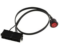 KALEA-INFORMATIQUE Cable de arranque para fuente de alimentación ATX 24 - ATX24 Jump Start. Longitud 50cm