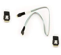 Kalea-INFORMATIQUE Cable MiniSAS SFF-8654 / SFF-8654 a SFF8654 SlimSAS 4i SAS 4.0 para conexión de Discos SAS