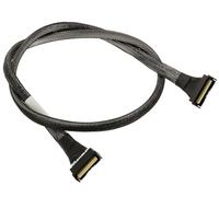 KALEA-INFORMATIQUE Cable PCIe 5.0 con conectores MCIO 8i 74 pin macho a macho de 80cm de longitud. MCIO 74 pines x8 PCIe Gen 5