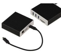 KALEA-INFORMATIQUE Cable USB 4 Thunderbolt 3 10G a Red 10 GIGABIT ETHERNET 10G con HUB USB 3.0, chipset AQC113