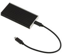 KALEA-INFORMATIQUE Carcasa de Aluminio USB4 y Thunderbolt 4 40G para SSD M2 NVMe. Velocidad Real Medida en Mac o PC: 3,7 G/s