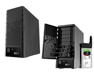 KALEA-INFORMATIQUE Compartimento USB 3 y eSATA para 8 unidades SATA. Fuente de alimentación de 400 W, capacidad de 128 TB. RAID HARWARE