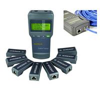 KALEA-INFORMATIQUE Comprobador Profesional para Redes Ethernet RJ45. Muestra el Diagrama de cableado y localiza los Fallos del Cable Desde su Origen. con 8 satélites