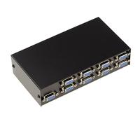 KALEA-INFORMATIQUE Conmutador de vídeo 8 + 1 Puerto Tipo VGA Sharing Box, conmuta 8 entradas a 1 Salida o 1 Entrada a 8 Salidas