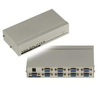 KALEA-INFORMATIQUE Divisor de vídeo VGA Tipo Splitter Que duplica idénticamente 1 Fuente de Entrada a 8 Salidas simultáneas. Ancho de Banda de 250 MHz
