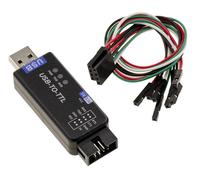 KALEA-INFORMATIQUE Dongle convertidor USB a TTL UART con Chip CH343G, Compatible con 3,3 V y 5 V, supresor de sobretensiones TVS y protección ESD