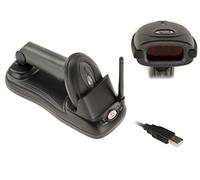 KALEA-INFORMATIQUE Escáner láser inalámbrico de código de Barras, programable 32 bits, Alcance 300M. Batería Recargable, conexión a Puerto USB