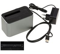 KALEA-INFORMATIQUE Estación de Acoplamiento USB 3.0 5G para Disco SAS 2.5 o 3.5 con Conector SFF-8482, Interfaz USB A o C, alimentación 12V 3A, Estructura de Aluminio