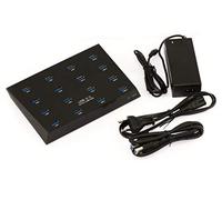 KALEA-INFORMATIQUE Estación de Carga y HUB USB 3, Tipo Industrial, USB 3.0 16 Puertos con Fuente de Alimentación de 5A