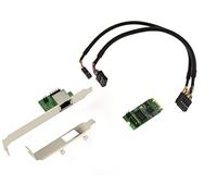 KALEA-INFORMATIQUE M2 M.2 NGFF PCIe B M Clave 2.5 Gigabit RJ45 LAN ethernet 10 100 1000 1G 2.5G con chipset Intel I225