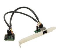 KALEA-INFORMATIQUE Mini Tarjeta controladora de Red PCI Express con 1 Puerto LAN ethernet GIGABIT y chipset Realtek RTL8111