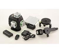 KALEA-INFORMATIQUE Nivel láser 4D con 16 líneas verticales y horizontales, líneas verdes visibles en interiores y exteriores. Con mando a distancia, 2 pilas y accesorios