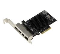 Kalea-INFORMATIQUE PCIe 2.5 LAN Gigabit ethernet cuádruple 10 100 1000 2500 1G 2,5G 4 Puertos RJ45. con chipset Realtek RTL8125