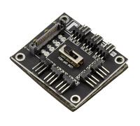 KALEA-INFORMATIQUE Replicador divisor para toma de ventilador de 8 VÍAS con selección Rápido/Apagado/Lento. Para atornillar o pegar, con clavija de alimentación SATA
