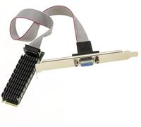 KALEA-INFORMATIQUE Scheda Grafica 2D di Tipo VGA DB15 su Porta M2 M Key con chipset Aspeed AST2400 Full HD 1920x1080