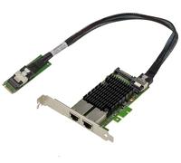 KALEA-INFORMATIQUE Tarjeta controladora de Red M.2 RJ45 de 2 Puertos 10G LAN 10 Gigabit Ethernet para Puerto M2 de Tipo PCIe, Clave M o B+M con chipset Intel X550
